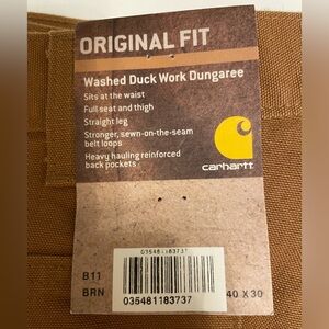 Carhartt Washed Duck 40x30 BN!